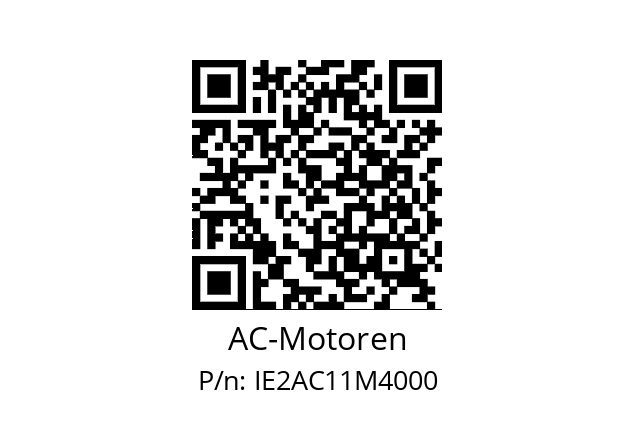   AC-Motoren IE2AC11M4000