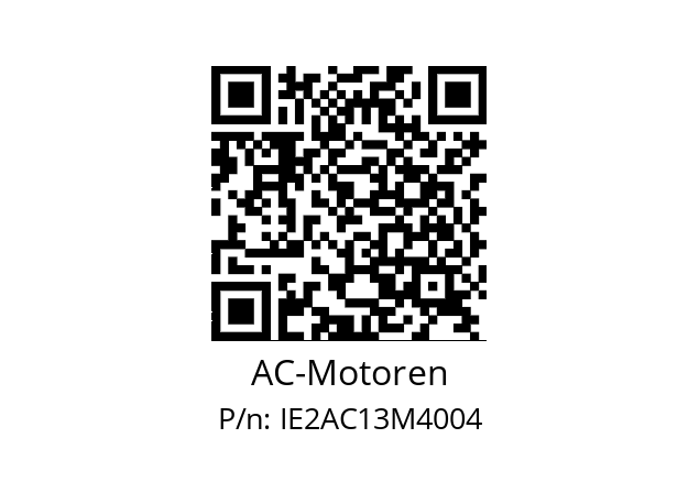   AC-Motoren IE2AC13M4004