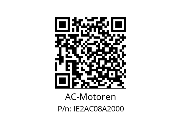   AC-Motoren IE2AC08A2000