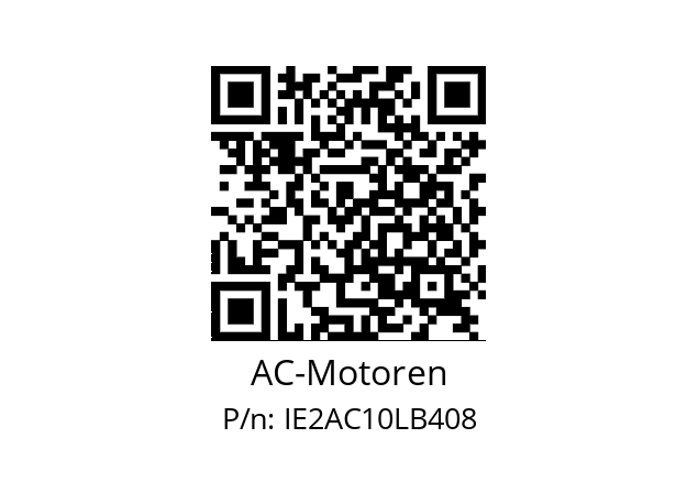   AC-Motoren IE2AC10LB408