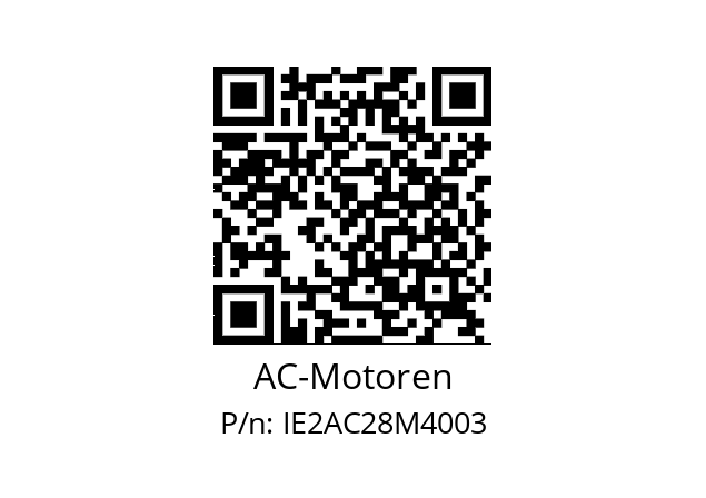   AC-Motoren IE2AC28M4003