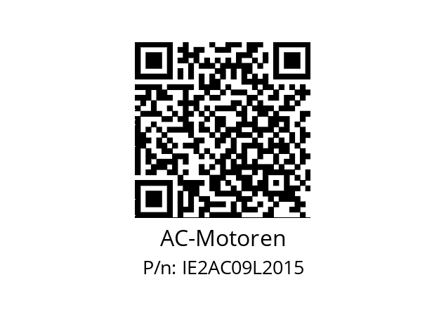   AC-Motoren IE2AC09L2015