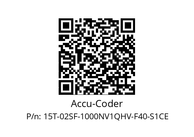   Accu-Coder 15T-02SF-1000NV1QHV-F40-S1CE