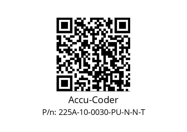   Accu-Coder 225A-10-0030-PU-N-N-T