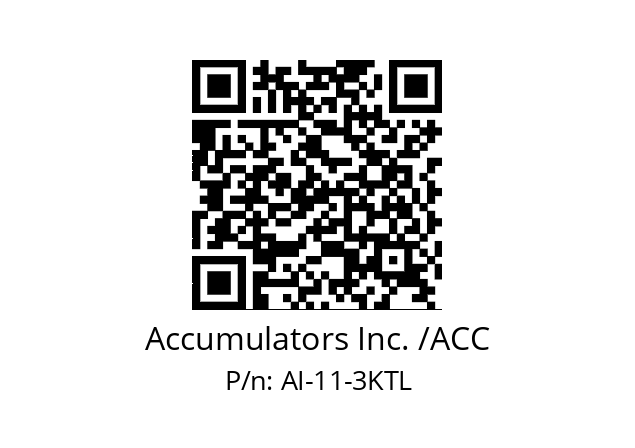 Elastic balloon  Accumulators Inc. /ACC AI-11-3KTL