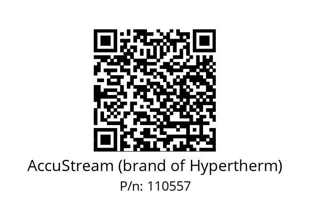   AccuStream (brand of Hypertherm) 110557