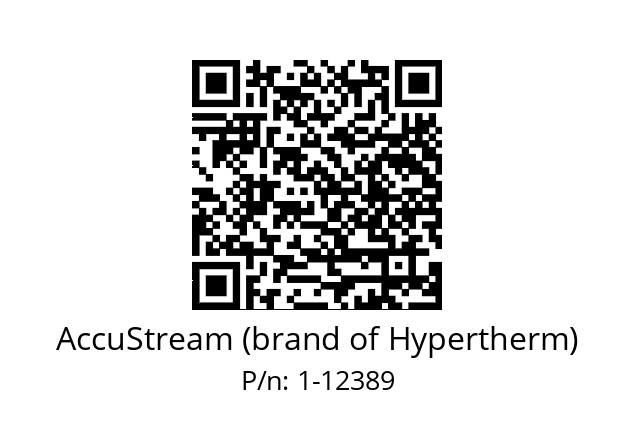   AccuStream (brand of Hypertherm) 1-12389