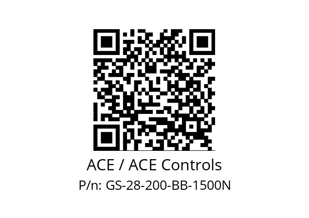   ACE / ACE Controls GS-28-200-BB-1500N