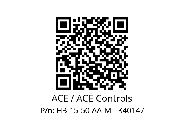   ACE / ACE Controls HB-15-50-AA-M - K40147