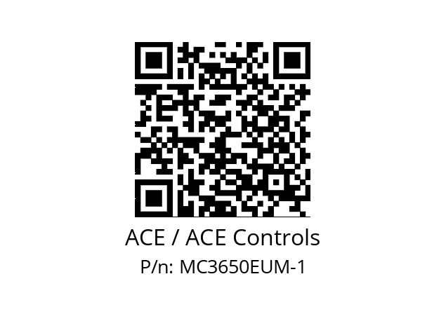   ACE / ACE Controls MC3650EUM-1