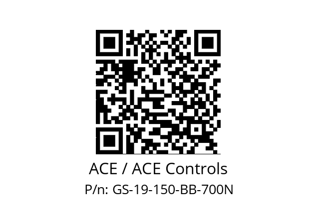   ACE / ACE Controls GS-19-150-BB-700N