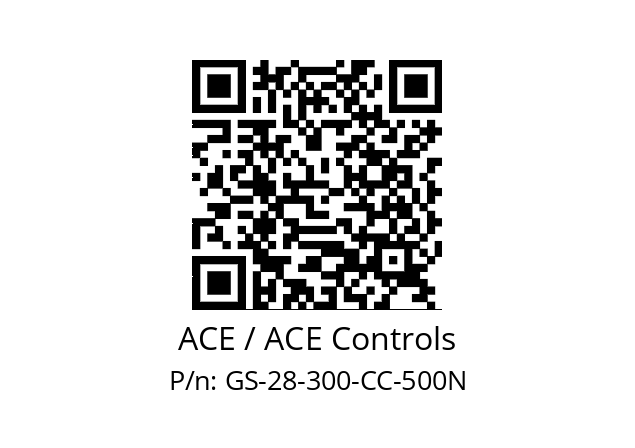   ACE / ACE Controls GS-28-300-CC-500N