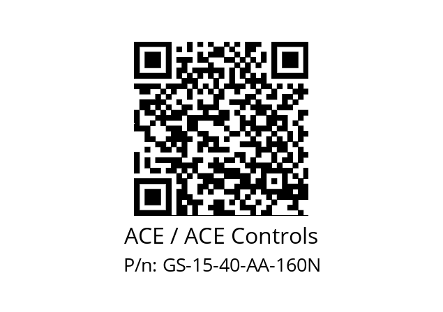   ACE / ACE Controls GS-15-40-AA-160N