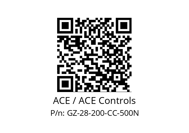   ACE / ACE Controls GZ-28-200-CC-500N