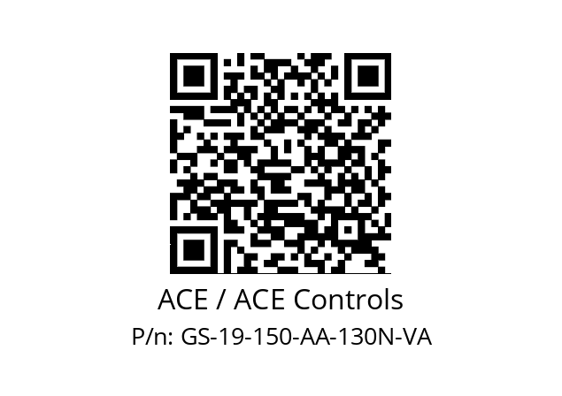   ACE / ACE Controls GS-19-150-AA-130N-VA