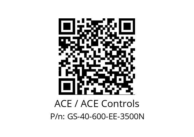   ACE / ACE Controls GS-40-600-EE-3500N