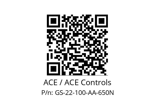   ACE / ACE Controls GS-22-100-AA-650N