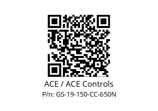   ACE / ACE Controls GS-19-150-CC-650N