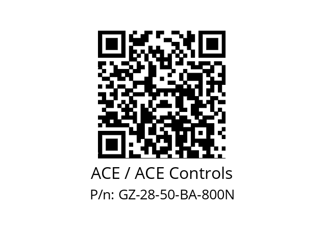   ACE / ACE Controls GZ-28-50-BA-800N