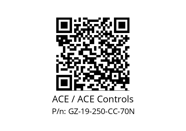   ACE / ACE Controls GZ-19-250-CC-70N