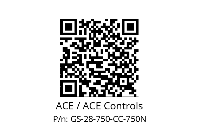   ACE / ACE Controls GS-28-750-CC-750N