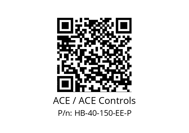   ACE / ACE Controls HB-40-150-EE-P