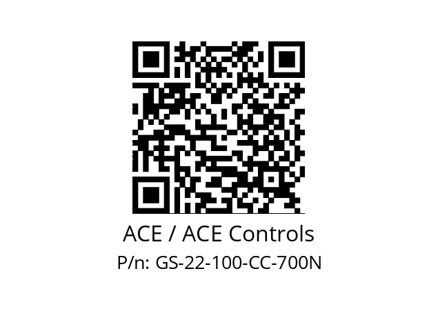   ACE / ACE Controls GS-22-100-CC-700N