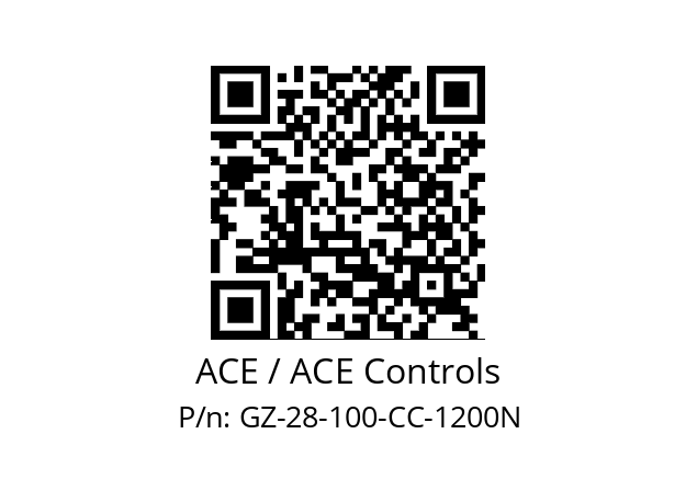   ACE / ACE Controls GZ-28-100-CC-1200N