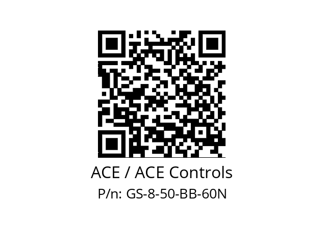   ACE / ACE Controls GS-8-50-BB-60N