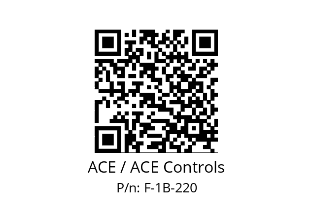   ACE / ACE Controls F-1B-220