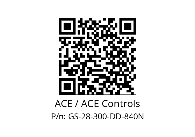   ACE / ACE Controls GS-28-300-DD-840N