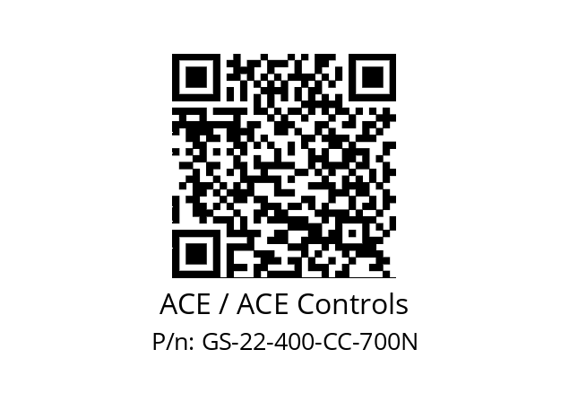   ACE / ACE Controls GS-22-400-CC-700N