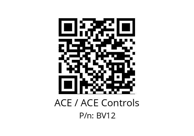   ACE / ACE Controls BV12