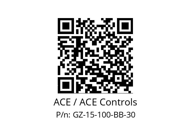   ACE / ACE Controls GZ-15-100-BB-30