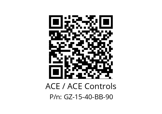   ACE / ACE Controls GZ-15-40-BB-90