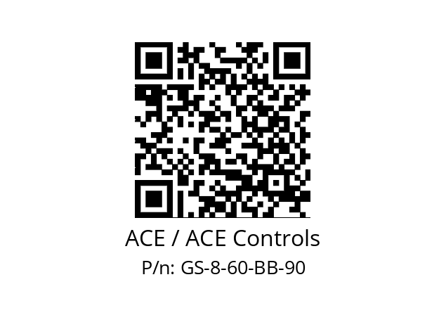   ACE / ACE Controls GS-8-60-BB-90