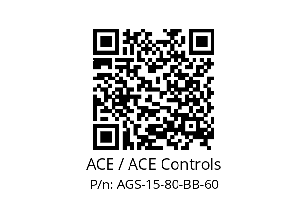   ACE / ACE Controls AGS-15-80-BB-60