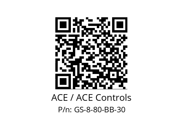   ACE / ACE Controls GS-8-80-BB-30