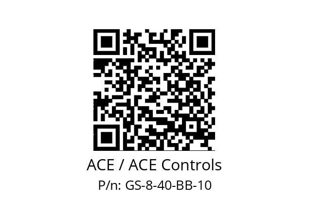   ACE / ACE Controls GS-8-40-BB-10