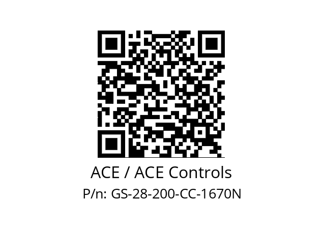   ACE / ACE Controls GS-28-200-CC-1670N