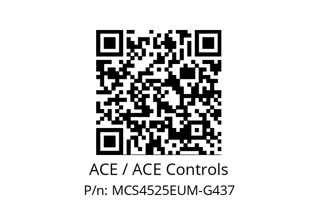   ACE / ACE Controls MCS4525EUM-G437