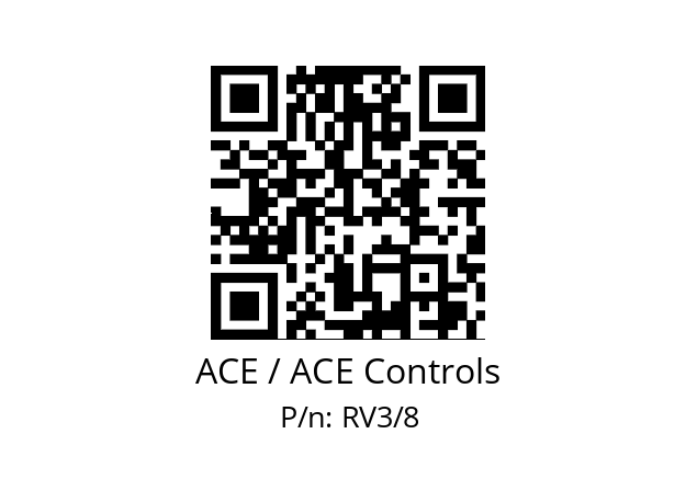   ACE / ACE Controls RV3/8