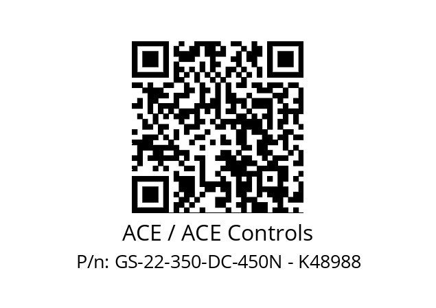   ACE / ACE Controls GS-22-350-DC-450N - K48988