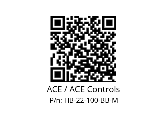   ACE / ACE Controls HB-22-100-BB-M