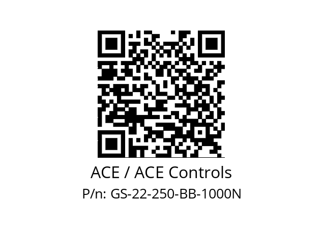   ACE / ACE Controls GS-22-250-BB-1000N