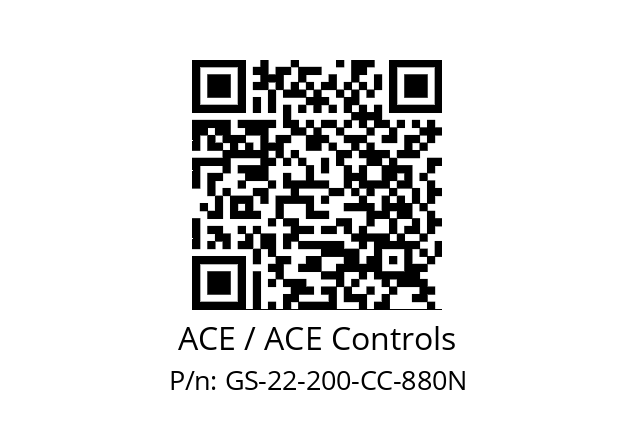   ACE / ACE Controls GS-22-200-CC-880N