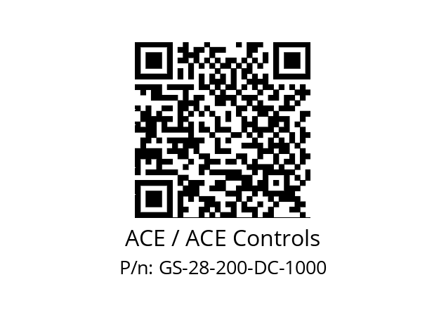   ACE / ACE Controls GS-28-200-DC-1000