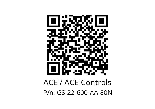   ACE / ACE Controls GS-22-600-AA-80N