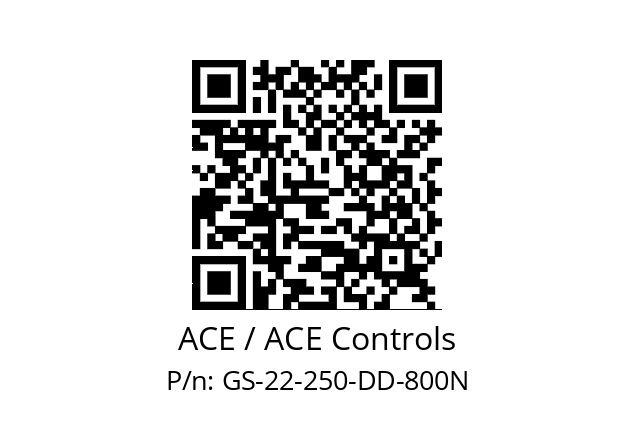   ACE / ACE Controls GS-22-250-DD-800N