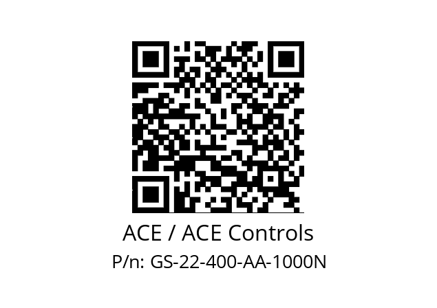   ACE / ACE Controls GS-22-400-AA-1000N